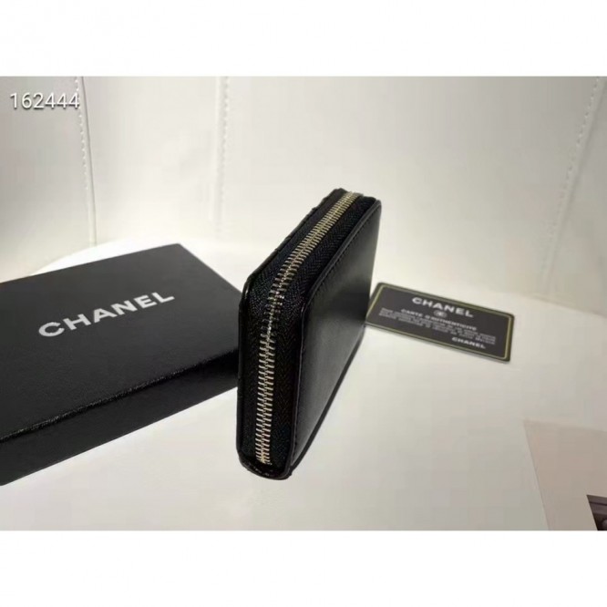 ChaneL・レザー コンチネンタルウォレット 財布 折財布