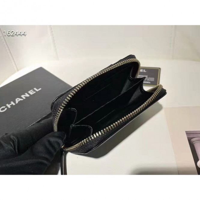 ChaneL・レザー コンチネンタルウォレット 財布 折財布