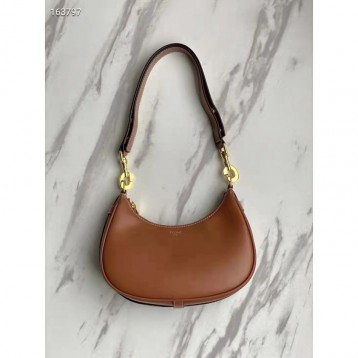 Celine・AVAミディアムスムースカーフスキンストラップハンドバッグ