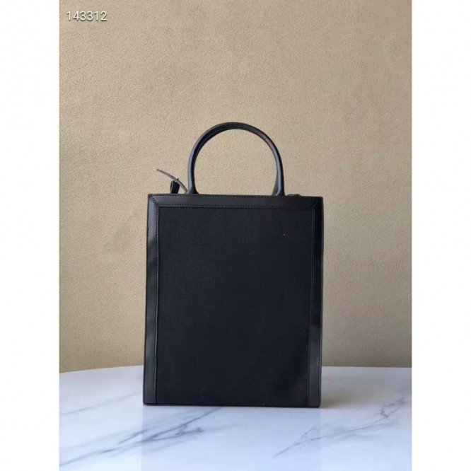 Celine・CABASロゴプリント縦型ハンドバッグ
