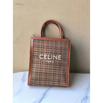 Celine・CABAS刺繡生地縦型ハンドバッグ Celine・CABAS刺繡生地縦型ハンドバッグ