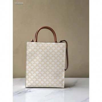 Celine・CABASロゴプリント縦型ハンドバッグ Celine・CABASロゴプリント縦型ハンドバッグ