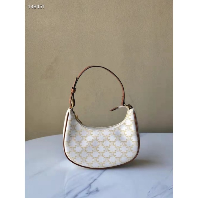 Celine・AVAロゴプリントハンドバッグ