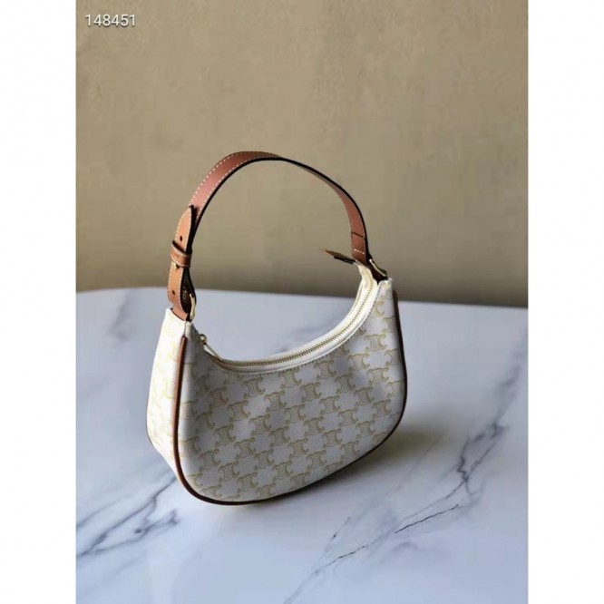 Celine・AVAロゴプリントハンドバッグ