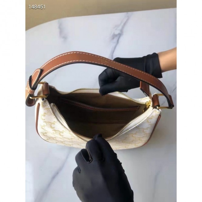 Celine・AVAロゴプリントハンドバッグ
