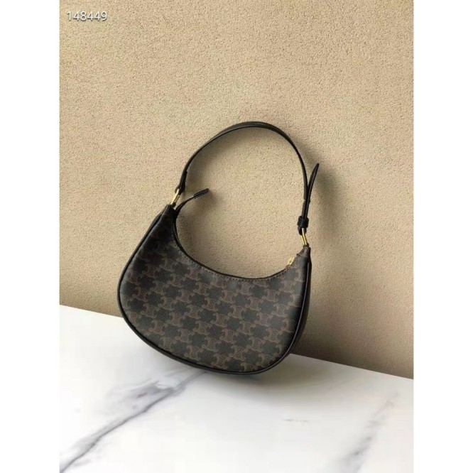 Celine・AVAロゴプリントハンドバッグ