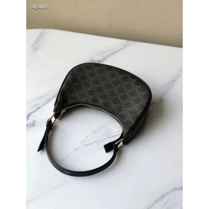 Celine・AVAロゴプリントハンドバッグ