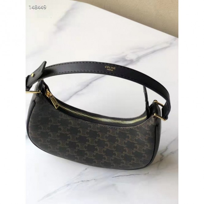 Celine・AVAロゴプリントハンドバッグ