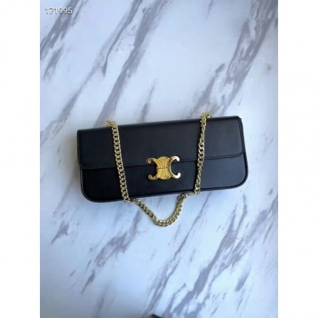Celine・TRIOMPHEロゴプリントチェーンバッグ Celine・TRIOMPHEロゴプリントチェーンバッグ