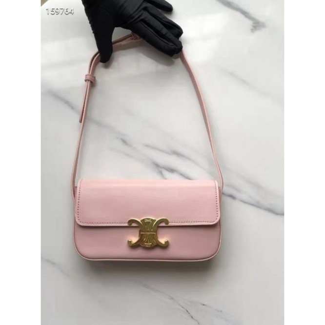 Celine・シャイニーカウレザーチェーンショルダーバッグ