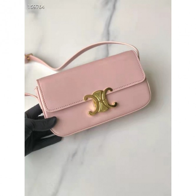 Celine・シャイニーカウレザーチェーンショルダーバッグ