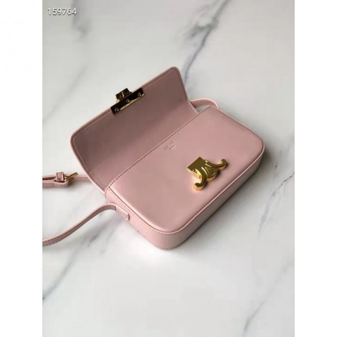 Celine・シャイニーカウレザーチェーンショルダーバッグ