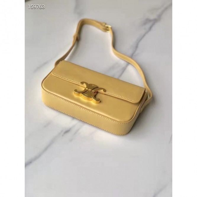 Celine・シャイニーカウレザーチェーンショルダーバッグ