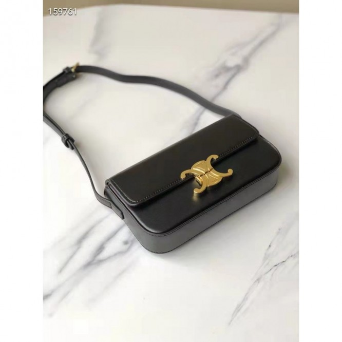 Celine・シャイニーカウレザーチェーンショルダーバッグ ブリリアントピンク
