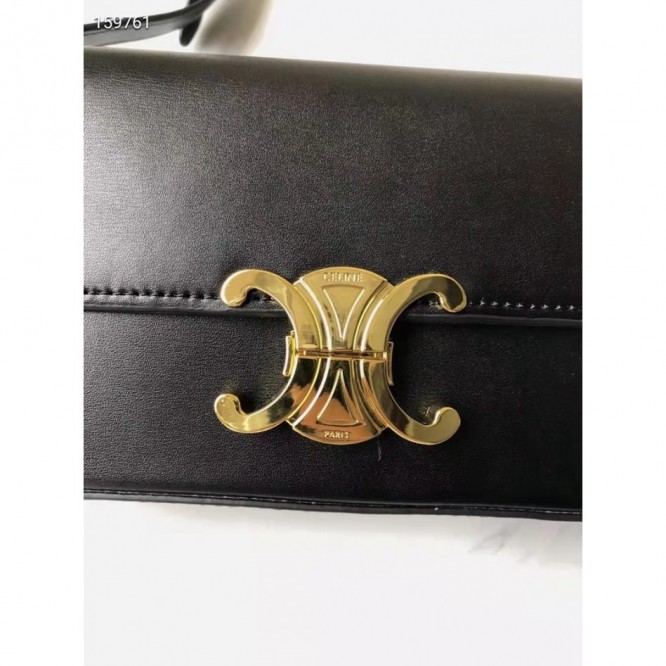 Celine・シャイニーカウレザーチェーンショルダーバッグ ブリリアントピンク