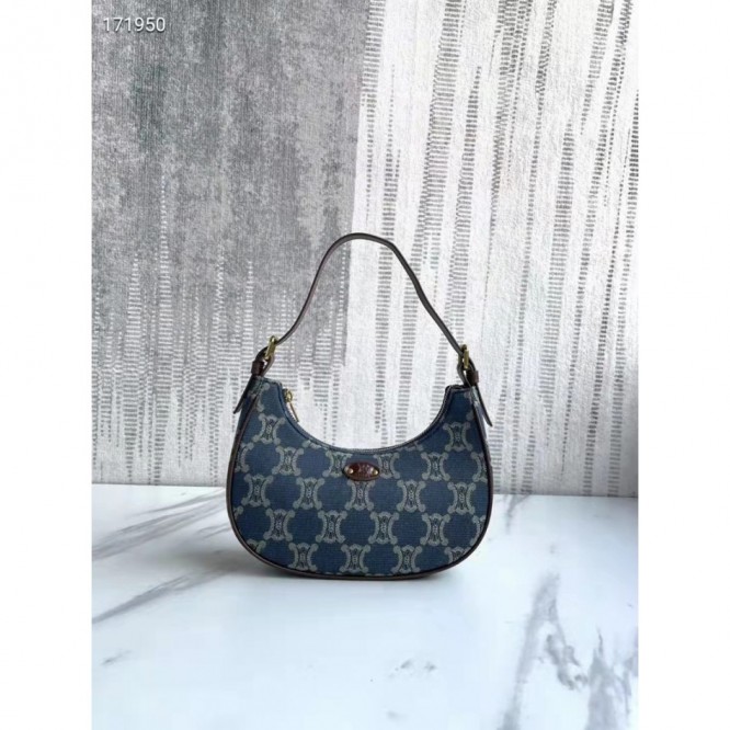 Celine・AVAロゴプリントハンドバッグ