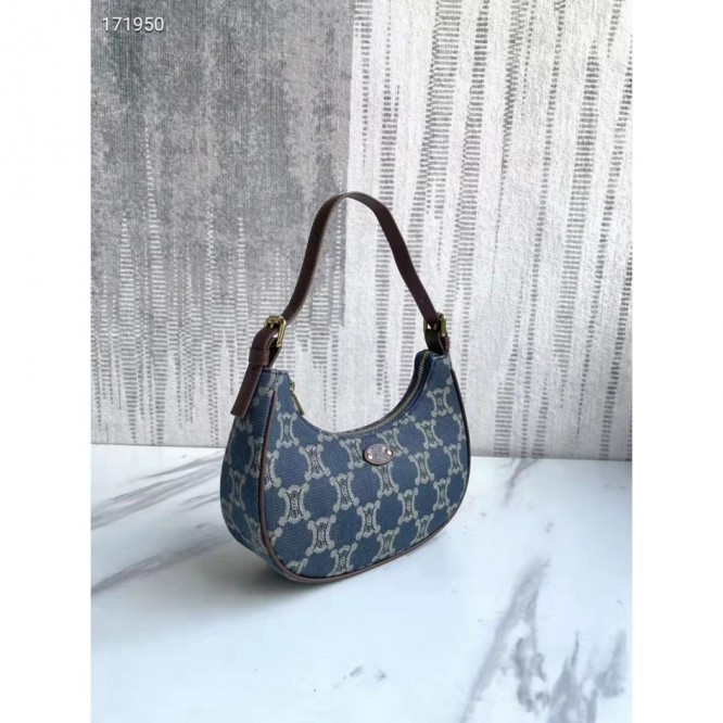 Celine・AVAロゴプリントハンドバッグ