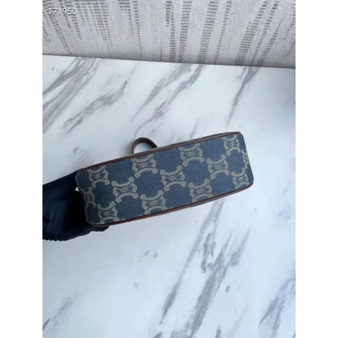 Celine・AVAロゴプリントハンドバッグ