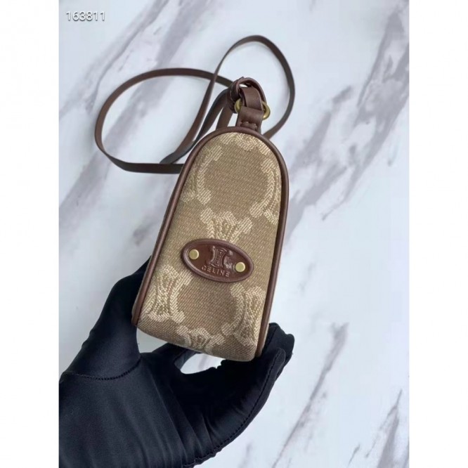 Celine・ロゴプリントハンドバッグ