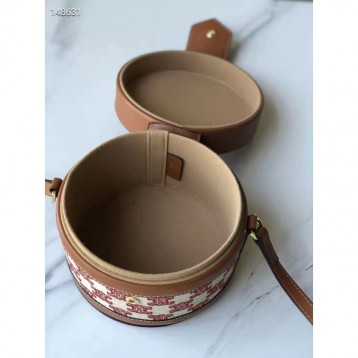 Celine・TAMBOURTRIOMPHEミディアムレザーハンドバッグ