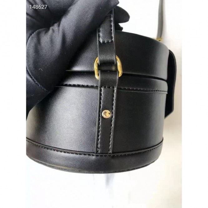 Celine・TAMBOURTRIOMPHEミディアムレザーハンドバッグ