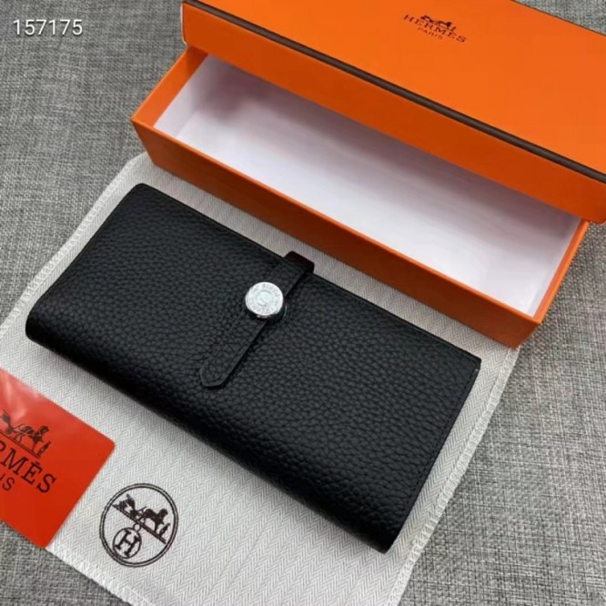 Hermes・レザー コンチネンタルウォレット 財布 折財布