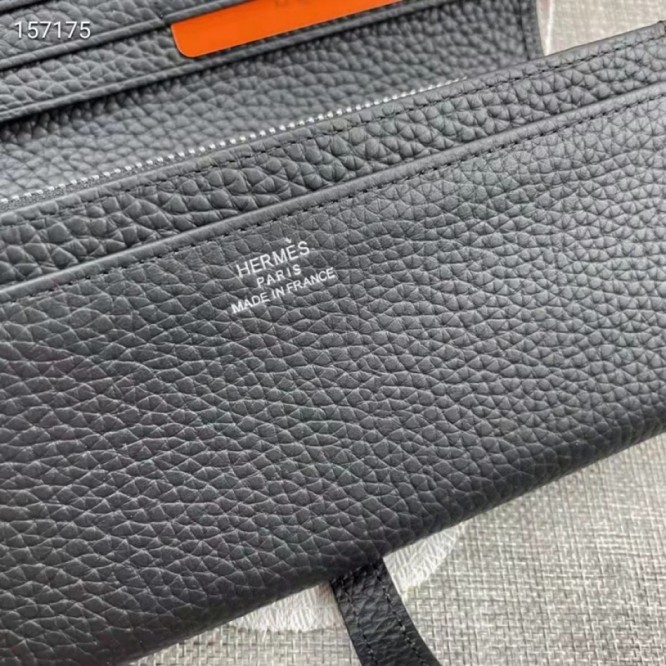 Hermes・レザー コンチネンタルウォレット 財布 折財布
