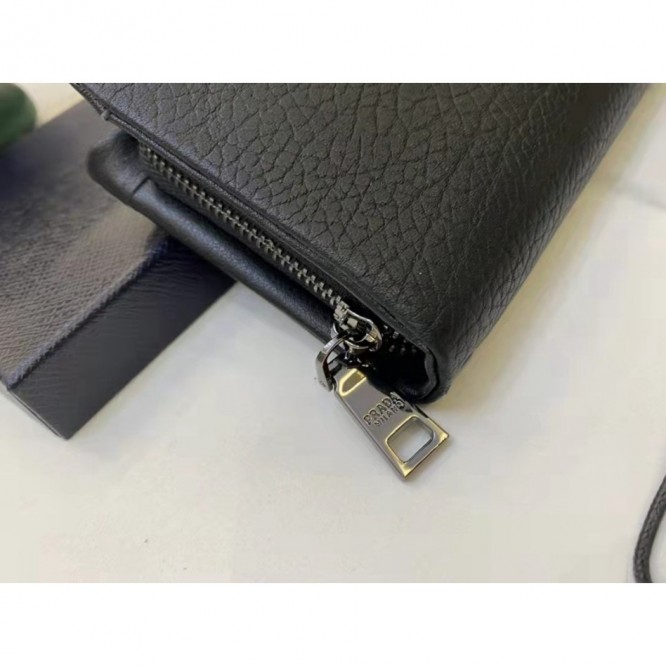 PRADA・レザー コンチネンタルウォレット 財布 ファスナー長財布