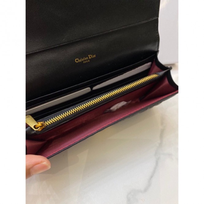 DiOR・レザー コンチネンタルウォレット 財布 折財布