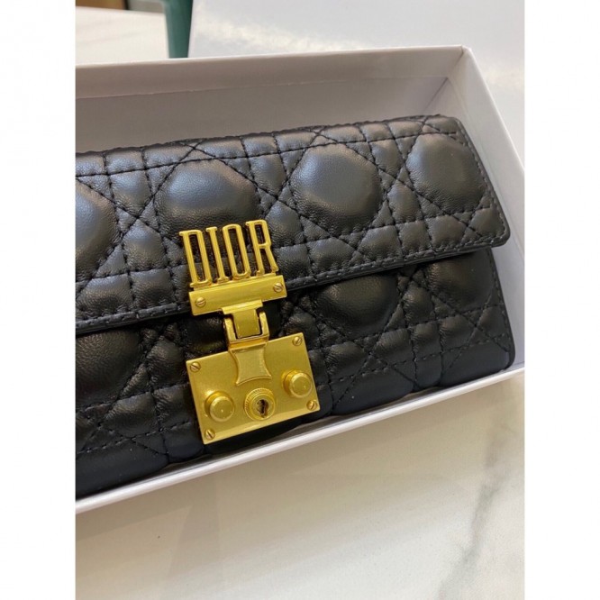 DiOR・レザー コンチネンタルウォレット 財布 折財布