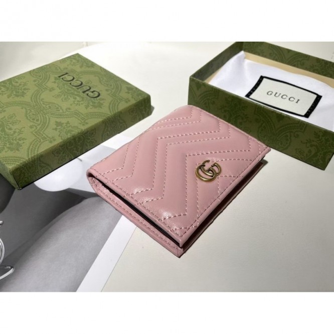 Gucci・〔GGマーモント〕 カードケース(コイン＆紙幣入れ付き）財布