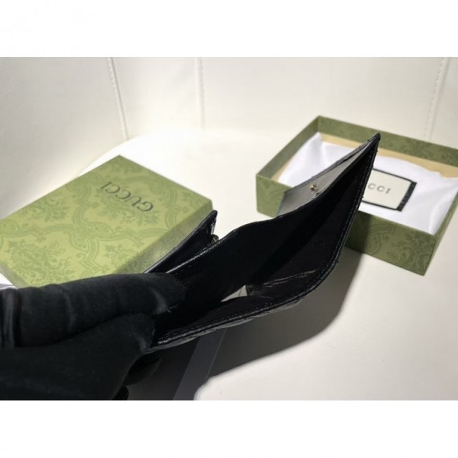 Gucci・〔GGマーモント〕 カードケース(コイン＆紙幣入れ付き）財布