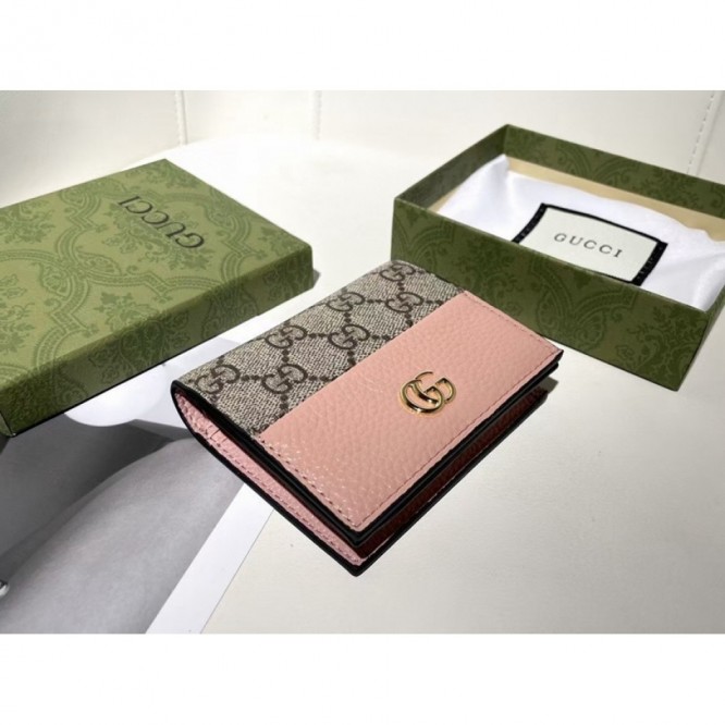 Gucci・〔GGマーモント〕オンライン限定 カードケース ウォレット財布