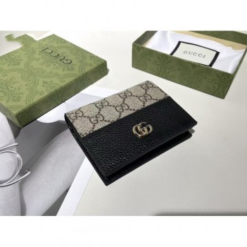 Gucci・〔GGマーモント〕オンライン限定 カードケース ウォレット財布