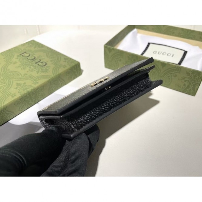 Gucci・〔GGマーモント〕オンライン限定 カードケース ウォレット財布