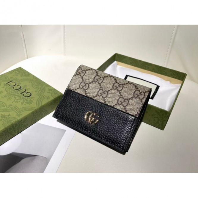 Gucci・〔GGマーモント〕オンライン限定 カードケース ウォレット財布