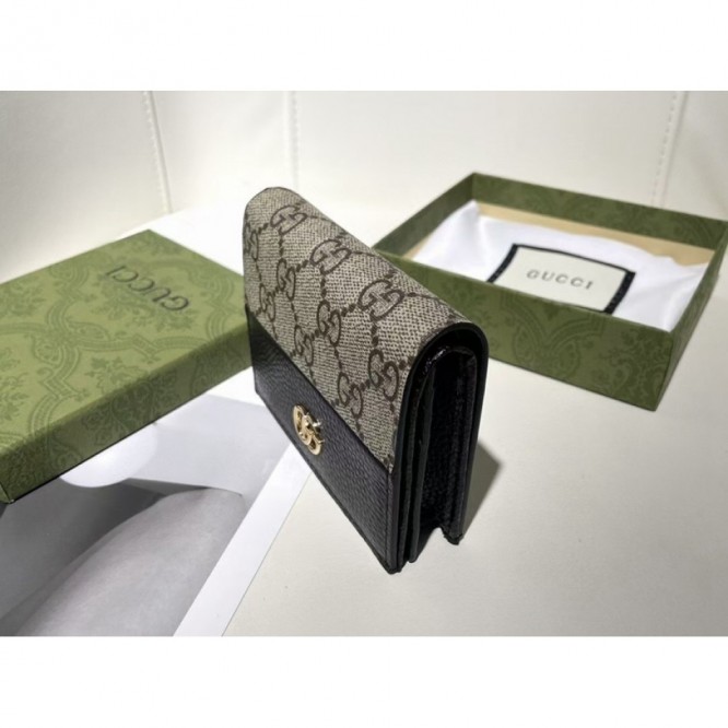 Gucci・〔GGマーモント〕オンライン限定 カードケース ウォレット財布