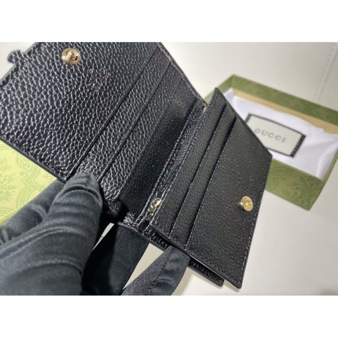 Gucci・〔GGマーモント〕オンライン限定 カードケース ウォレット財布
