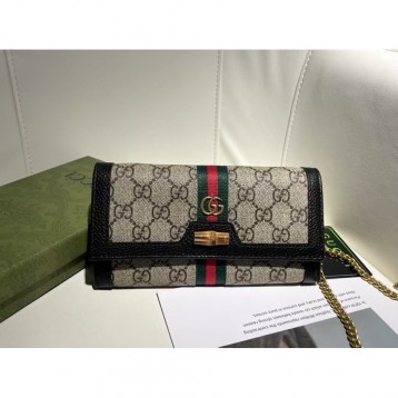 Gucci・バンブー付き チェーンウォレット