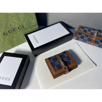 Gucci・〔ジャッキー 1961〕カードケース ウォレット(コイン&紙幣入れ付き)財布 Gucci・〔ジャッキー 1961〕カードケース ウォレット(コイン&紙幣入れ付き)財布