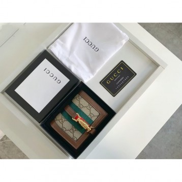 Gucci・〔ジャッキー 1961〕カードケース ウォレット（コイン＆紙幣入れ付き）