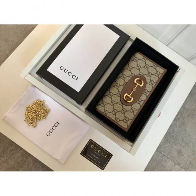 Gucci・〔グッチ ホースビット 1955〕チェーン付き ウォレット財布