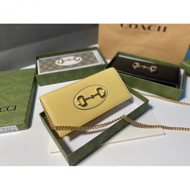 Gucci・〔グッチ ホースビット 1955〕チェーン付き ウォレット財布