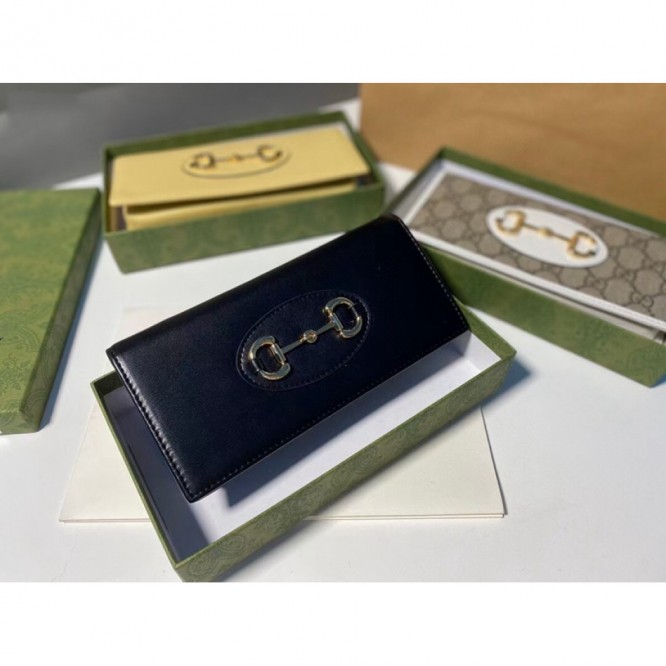 Gucci・〔グッチ ホースビット 1955〕チェーン付き ウォレット財布