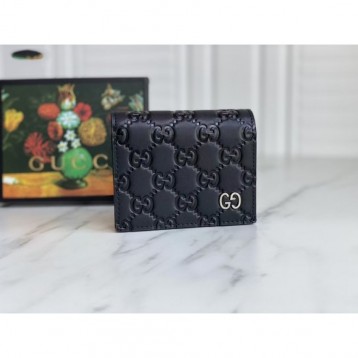 Gucci・レザー マネークリップウォレット財布
