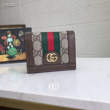 Gucci・〔オフィディア〕GG カードケース(コイン&紙幣入れ付き)財布 Gucci・〔オフィディア〕GG カードケース(コイン&紙幣入れ付き)財布