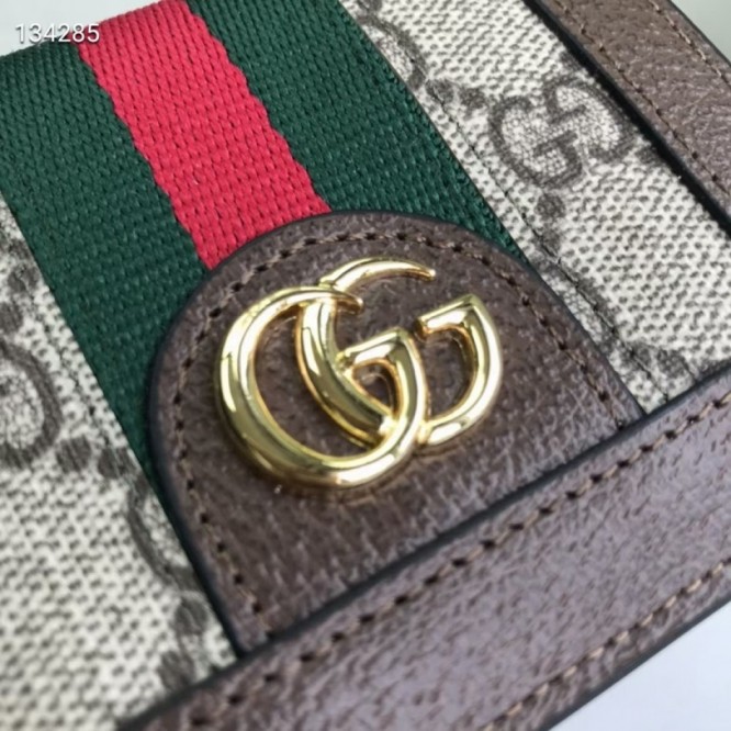 Gucci・〔オフィディア〕GG カードケース(コイン＆紙幣入れ付き)財布