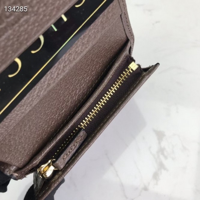 Gucci・〔オフィディア〕GG カードケース(コイン＆紙幣入れ付き)財布