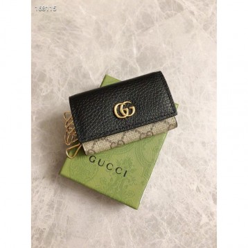 Gucci・ウォレット キーケース カード ケース 大容量 多機能 レザー キーケース  財布