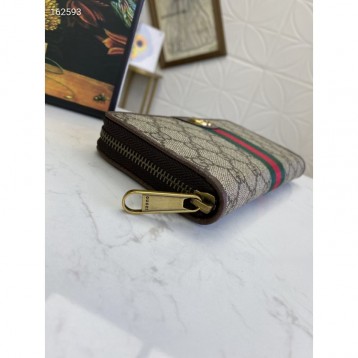 Gucci・レザー コンチネンタルウォレット 財布 ファスナー 長財布 Gucci・レザー コンチネンタルウォレット 財布 ファスナー 長財布